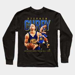 Steph Curry 30 Golden State Warriors Long Sleeve T-Shirt